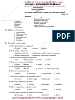 CBSE Class 7 Social Science Assignment-Life in Deserts