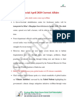 Bihar Current Affairs | PDF | Hiv | Cd4