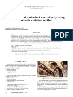 (Polish Maritime Research) Monitoring of Underdeck Corrosion by Using Acoustic Emission Method PDF