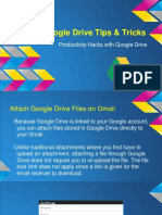 Google Drive Tips & Tricks