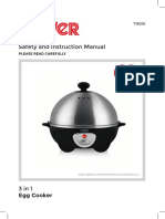 Tower Egg Cooker7472524 - T19010 Manual