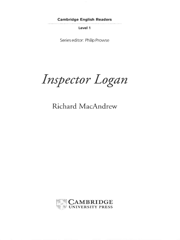 Inspector Logan Chapter 1 PDF