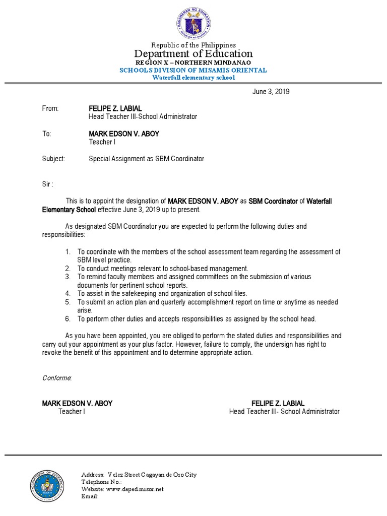 Department of Education Schools Division of Misamis Oriental Waterfall