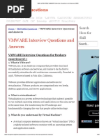 300+ (UPDATED) VMWARE Interview Questions and Answers 2020