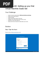 ONLINE LAB: Setting Up Your First Virtual Machine Scale Set