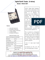 Digital Earth Resistance Tester under 40 chars