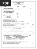 English Assessment-3