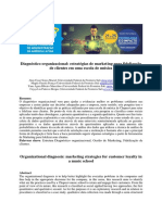 Diagnóstico Organizacional: Estratégias de Marketing para Fidelização de Clientes em Uma Escola de Música