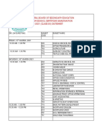 Cbse Date Sheet For +2 Class PDF