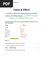 Cause & Effect Materials and Practice