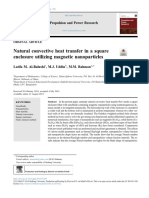 Natural Convective Heat Transfer in A Square Enclosure Utilizing Magnetic Nanoparticles