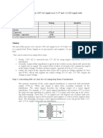 +-12 Volt DC Regulated Supply