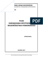 Plan Główny Z Planu Zarządzania Kryzysowego Województwa Pomorskiego