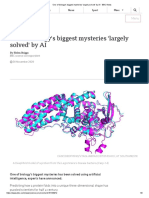 One of Biology's Biggest Mysteries 'Largely Solved' by AI - BBC News