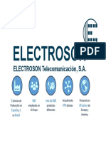 Presentación Electroson Diseño Red FTTH en Interior de Edificios Sin Fusiones en RD v01 Septiembre 2019