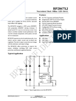 BP2867XJ: Non-Isolated Buck Offline LED Driver Description Features
