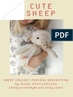 Cute Sheep: Sheep Crochet Process Description by Guzel Khairutdinova