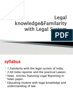 1 Familarity With Legal System