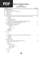 SAMPLE QUESTION PAPER 2 (Solved)