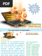 Class XI (As Per CBSE Board) : Computer Science