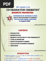 Coordination Chemistry