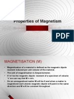 Properties of Magnetism