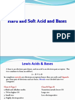 HSAB Principles of Hard and Soft Acids and Bases