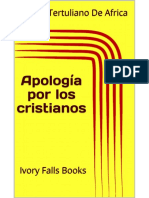 Apología Por Los Cristianos - Tertuliano de África