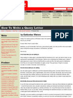 Raindance - How To Write A Query Letter PDF