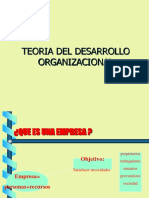 TEORIA Desarrollo Organizacional