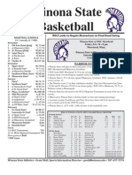 Winona State Men's Basketball Feb. 15, 2011 Game Notes 