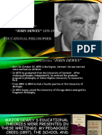 John Dewey Philosophy of Education
