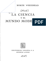 Whitehead - La Ciencia y El Mundo Moderno PDF