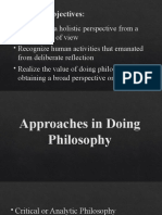 LESSON 3 Approaches in Doing Philosophy