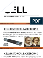 The Fundamental Unit of Life: Unit 2: Cellular Biology Lec Ture of Estocapio, Eiaom