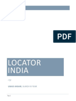 Locator India: Ubaid Ansari, B.Arch Iii Year