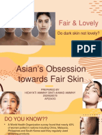 Asia Obsession Towards Fair Skin