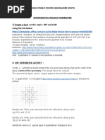 CLASS X Maths HOLIDAY HW MARCH 2020