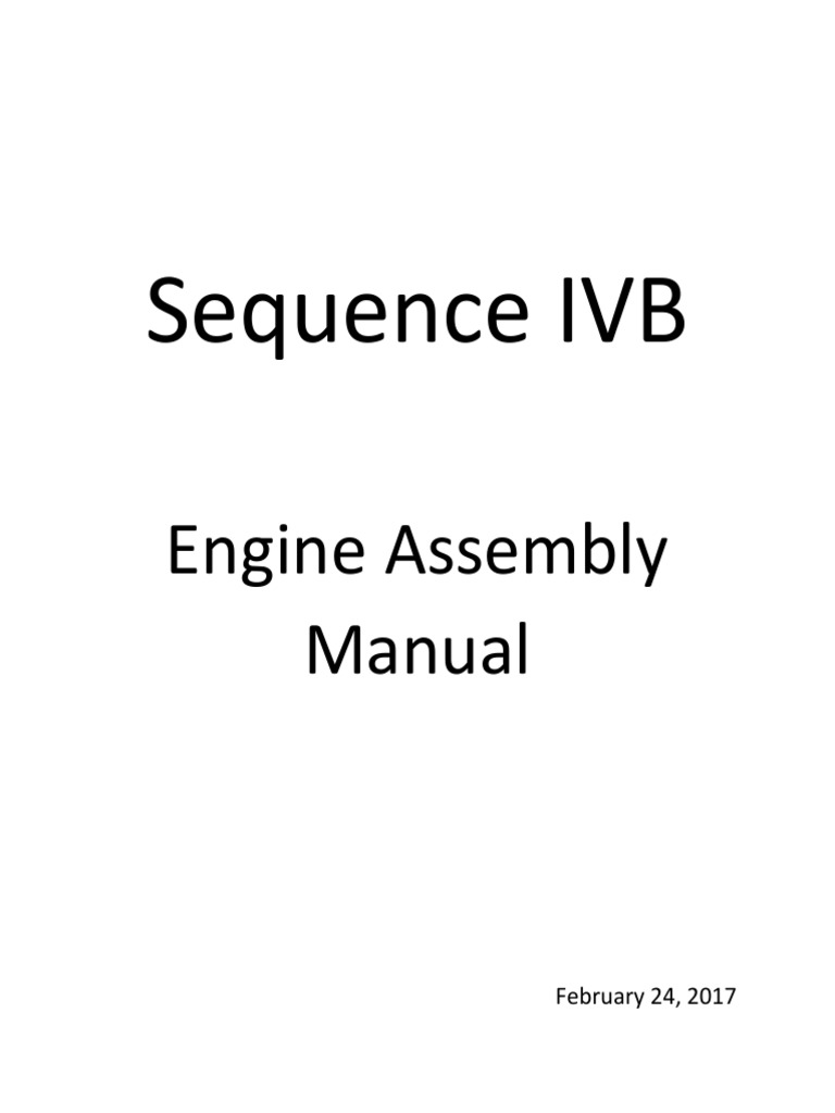 2NR-FE Engine Assembly Manual | PDF | Engines | Machines