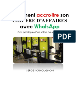 Vendre Avec Whatsapp Cas Pratique Salon