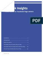Insights For Facebook Pages Product Guide PDF