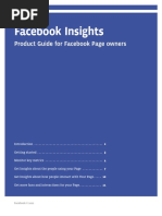 Insights For Facebook Pages Product Guide PDF