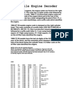 Oldsmobile Engine Decoder