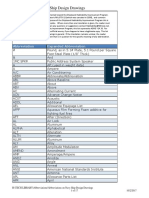 Abbreviations On Navy Ship Design Drawings