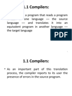 1.1 Compilers