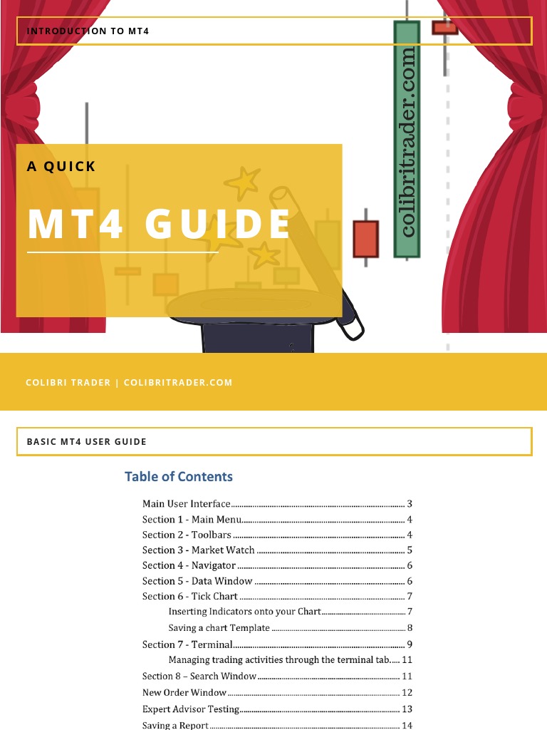 Basic MT4 User Guide for Traders | PDF