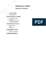 Temario Ciencias de La Tierra PDF