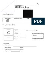 Using The Periodic Table: Atomic Charges & Mass