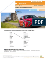 Übungen Deutsche Autos