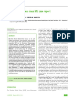 A Modified Graftless Sinus Lift: Case Report: S. D'Amato, N. Sgaramella, G. Tartaro, M. Santagata